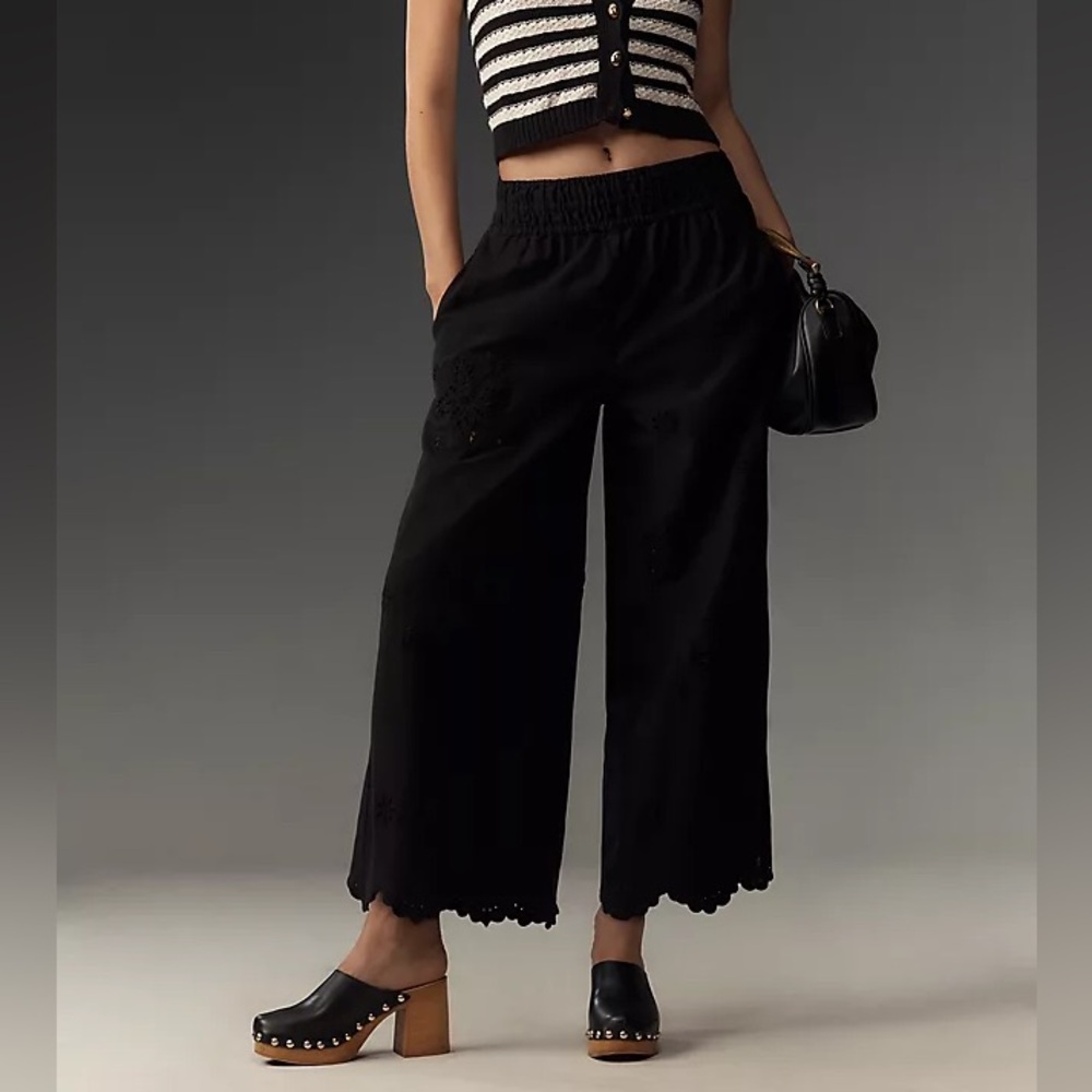 Elegant Black Wide-Leg Pants
